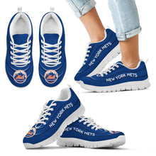 Load image into Gallery viewer, Wave Red Floating Pattern New York Mets Sneakers