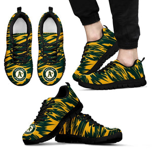 Brush Strong Cracking Comfortable Oakland Athletics Sneakers