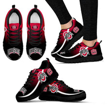 Load image into Gallery viewer, Mystery Straight Line Up Ohio State Buckeyes Sneakers