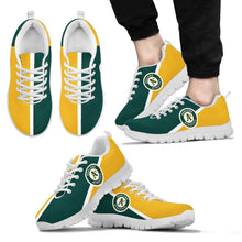 Load image into Gallery viewer, Dynamic Aparted Colours Beautiful Logo Oakland Athletics Sneakers