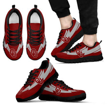 Load image into Gallery viewer, Three Amazing Good Line Charming Logo Oklahoma Sooners Sneakers