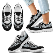 Load image into Gallery viewer, Three Amazing Good Line Charming Logo Oakland Raiders Sneakers