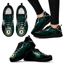 Load image into Gallery viewer, Oakland Athletics Thunder Power Sneakers