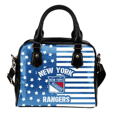 Load image into Gallery viewer, Unique Twinkle Star With Line New York Rangers Shoulder Handbags
