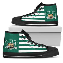 Load image into Gallery viewer, American Flag Ohio Bobcats High Top Shoes