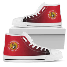 Load image into Gallery viewer, Cool They Hate Us Cause They Ain&#39;t Us Ottawa Senators High Top Shoes