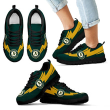 Load image into Gallery viewer, Three Amazing Good Line Charming Logo Oakland Athletics Sneakers