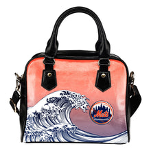 Load image into Gallery viewer, Enormous Wave Fancy Logo New York Mets Shoulder Handbags