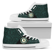 Load image into Gallery viewer, Perfect Cross Color Absolutely Nice Oakland Athletics High Top Shoes
