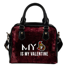 Load image into Gallery viewer, My Perfectly Love Valentine Fashion Ottawa Senators Shoulder Handbags