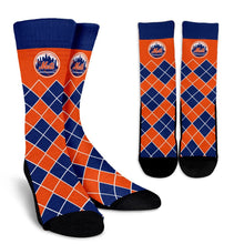 Load image into Gallery viewer, Gorgeous New York Mets Argyle Socks