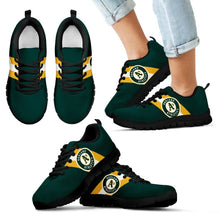 Load image into Gallery viewer, Three Colors Vertical Oakland Athletics Sneakers