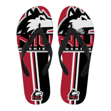 Load image into Gallery viewer, Great Northern Illinois Huskies Fan Gift Two Main Colors Flip Flops