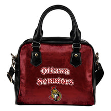 Load image into Gallery viewer, Love Icon Mix Ottawa Senators Logo Meaningful Shoulder Handbags