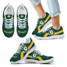 Load image into Gallery viewer, Oakland Athletics Line Logo Sneakers