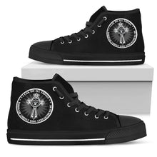 Load image into Gallery viewer, I Can Do All Things Through Christ Who Strengthens Me Oakland Raiders High Top Shoes