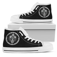 Load image into Gallery viewer, I Can Do All Things Through Christ Who Strengthens Me Oakland Raiders High Top Shoes