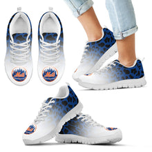 Load image into Gallery viewer, Leopard Pattern Awesome New York Mets Sneakers