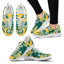 Load image into Gallery viewer, Oakland Athletics Cotton Camouflage Fabric Military Solider Style Sneakers