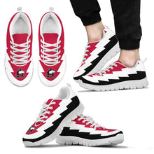 Load image into Gallery viewer, Nice Northern Illinois Huskies Sneakers Jagged Saws Creative Draw