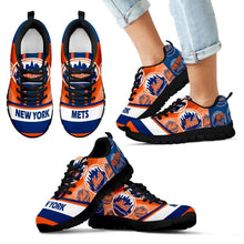 Load image into Gallery viewer, Three Impressing Point Of Logo New York Mets Sneakers