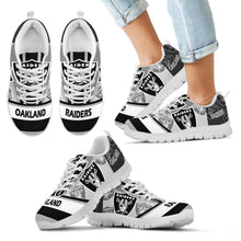 Load image into Gallery viewer, Three Impressing Point Of Logo Oakland Raiders Sneakers
