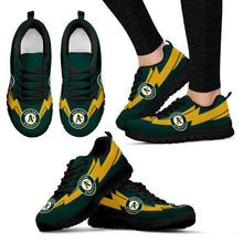Load image into Gallery viewer, Three Amazing Good Line Charming Logo Oakland Athletics Sneakers