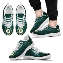 Load image into Gallery viewer, Oakland Athletics Thunder Power Sneakers