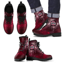 Load image into Gallery viewer, Secret Green Sun And Moon Dreamcatcher Ohio State Buckeyes Boots