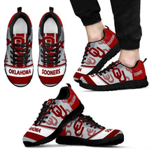 Load image into Gallery viewer, Three Impressing Point Of Logo Oklahoma Sooners Sneakers