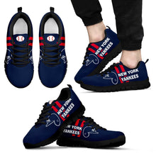 Load image into Gallery viewer, Vertical Two Line Mixed Helmet New York Yankees Sneakers