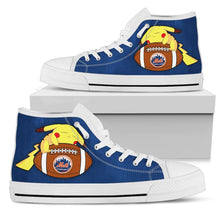Load image into Gallery viewer, Pikachu Laying On Ball New York Mets High Top Shoes