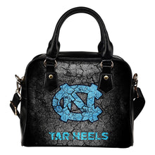 Load image into Gallery viewer, Wall Break North Carolina Tar Heels Shoulder Handbags Women Purse