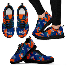 Load image into Gallery viewer, New York Mets Cotton Camouflage Fabric Military Solider Style Sneakers