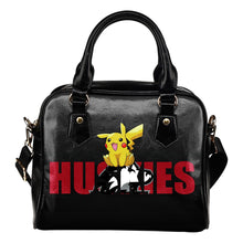 Load image into Gallery viewer, Pokemon Sit On Text Northern Illinois Huskies Shoulder Handbag