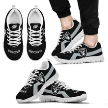 Load image into Gallery viewer, Oakland Raiders Line Logo Sneakers