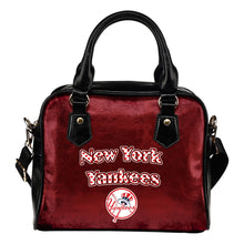 Load image into Gallery viewer, Love Icon Mix New York Yankees Logo Meaningful Shoulder Handbags