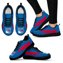 Load image into Gallery viewer, Nice Style New York Rangers Sneakers Thunder Lightning Amazing Logo