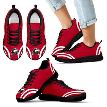Load image into Gallery viewer, Lovely Curves Stunning Logo Icon Northern Illinois Huskies Sneakers