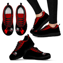 Load image into Gallery viewer, Cute Cupid Angel Background Northern Illinois Huskies Sneakers