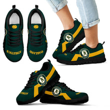 Load image into Gallery viewer, Oakland Athletics Line Logo Sneakers