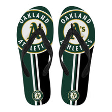 Load image into Gallery viewer, Great Oakland Athletics Fan Gift Two Main Colors Flip Flops