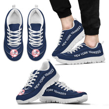Load image into Gallery viewer, Wave Red Floating Pattern New York Yankees Sneakers