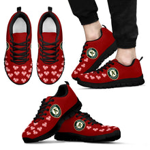 Load image into Gallery viewer, Love Extreme Emotion Pretty Logo Oakland Athletics Sneakers