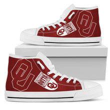 Load image into Gallery viewer, Straight Outta Oklahoma Sooners High Top Shoes
