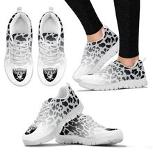 Load image into Gallery viewer, Leopard Pattern Awesome Oakland Raiders Sneakers