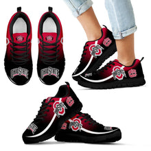 Load image into Gallery viewer, Mystery Straight Line Up Ohio State Buckeyes Sneakers