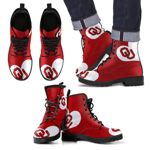 Enormous Lovely Hearts With Oklahoma Sooners Boots