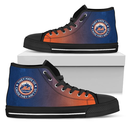 Cool They Hate Us Cause They Ain't Us New York Mets High Top Shoes