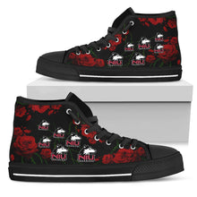 Load image into Gallery viewer, Lovely Rose Thorn Incredible Northern Illinois Huskies High Top Shoes